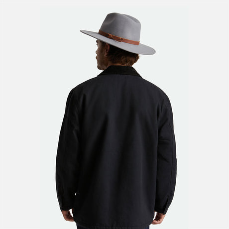 BRIXTON Field Proper Hat - Grey