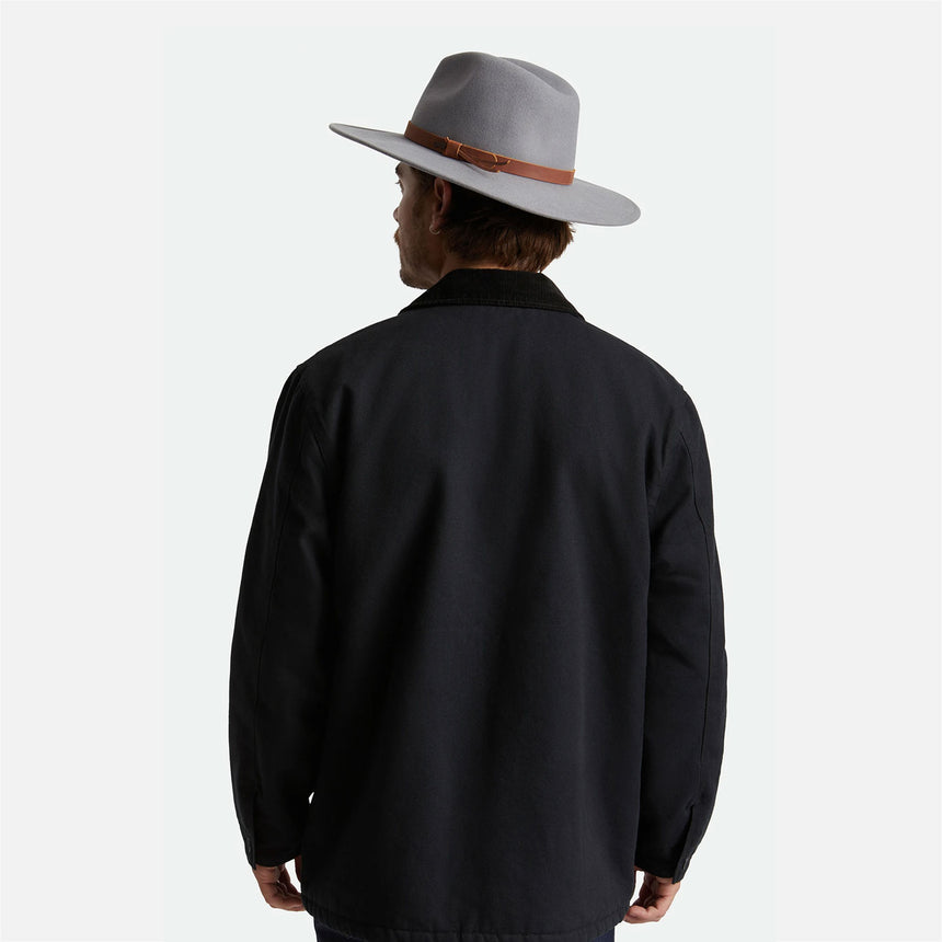BRIXTON Field Proper Hat - Grey