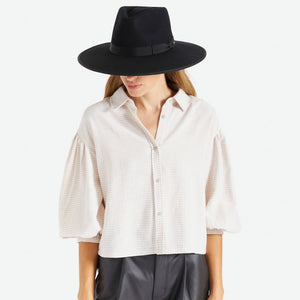 BRIXTON Jo Rancher Hat - Black