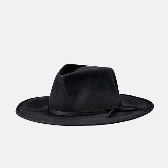 BRIXTON Joanna Felt Packable Hat - Black
