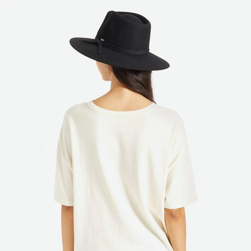 BRIXTON Joanna Felt Packable Hat - Black