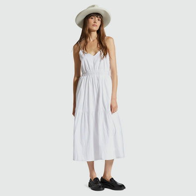 BRIXTON Sidney Dress - White Solid
