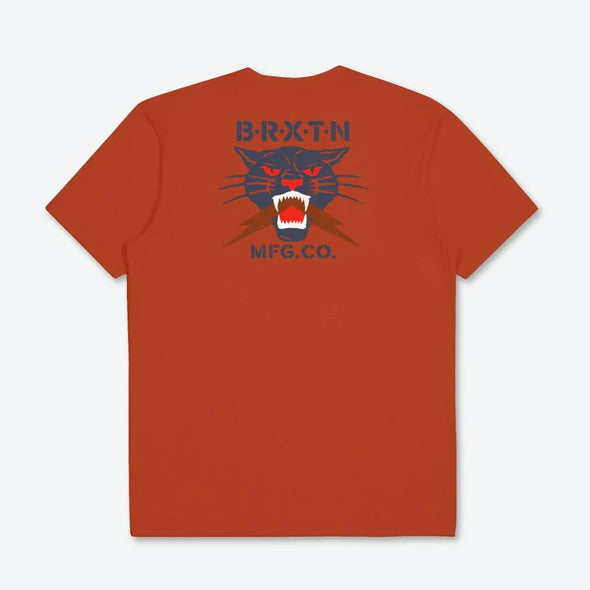 BRIXTON Sparks Tee - Burnt Red