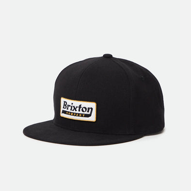 BRIXTON Steadfast HP Snapback Cap - Black