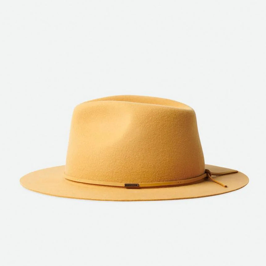 BRIXTON Wesley Fedora - Bright Gold