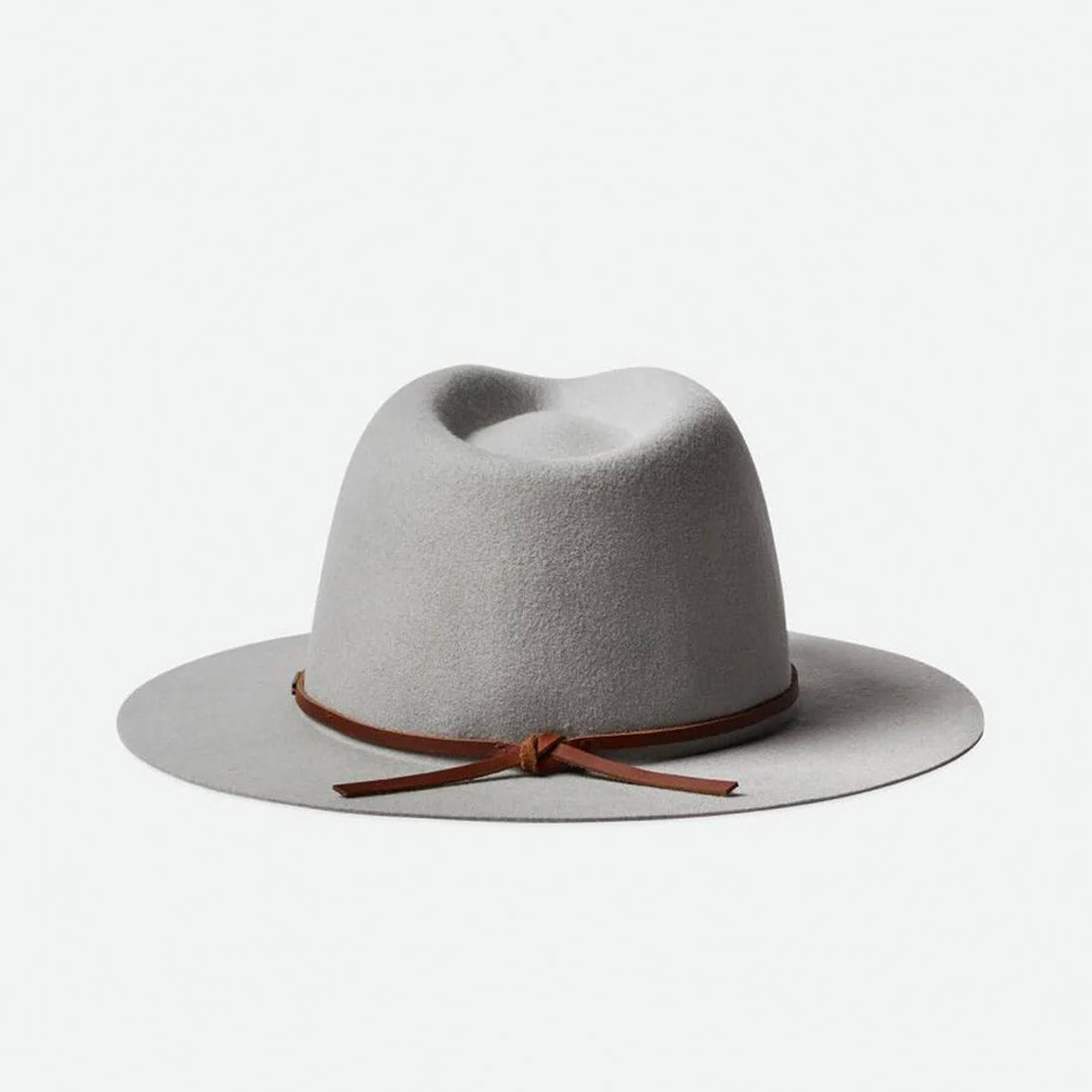 BRIXTON Wesley Packable Fedora Mineral Grey