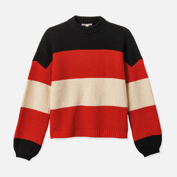 BRIXTON Women's Madero Sweater - Mars Red
