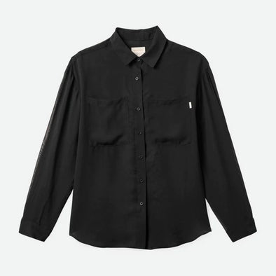BRIXTON Women's Holmes Long Sleeve Shirt - Black