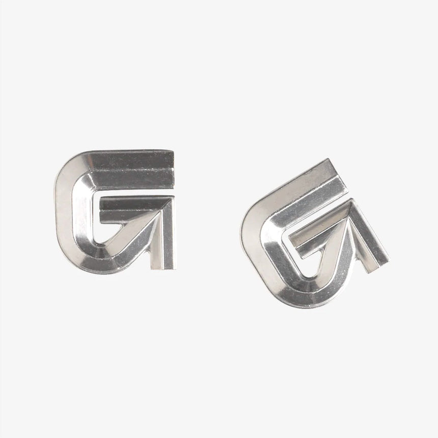 BURTON Logo Aluminum Stomp Pad - Silver