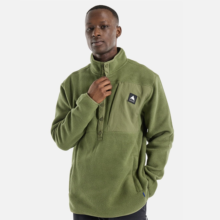 BURTON Cinder Fleece Pullover - Forest Moss