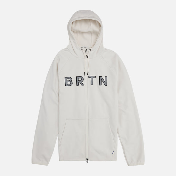 BURTON Crown Weatherproof Full Zip Hood - Stout White