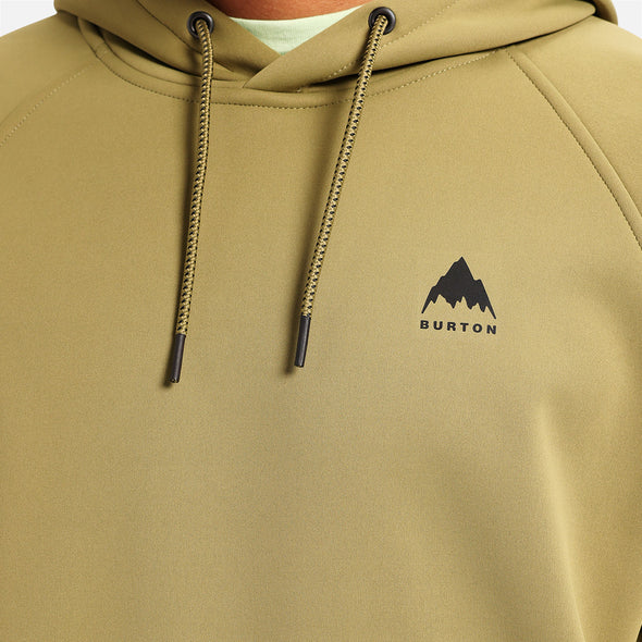 BURTON Crown Weatherproof Pullover Hood - Martini Olive (Small Mountain Logo)