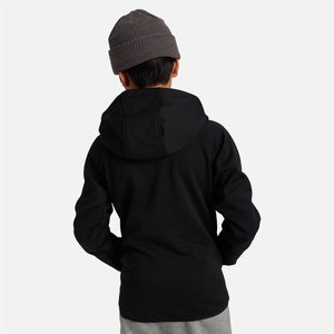 BURTON Kids' Crown Weatherproof Full Zip Hood - True Black