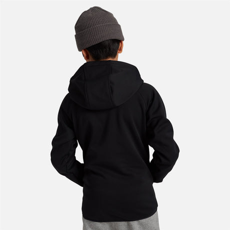 BURTON Kids' Crown Weatherproof Full Zip Hood - True Black