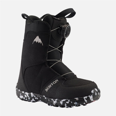 BURTON Kids' Grom Boa Boots 2024 - Black