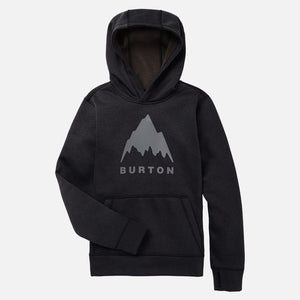 BURTON Kids' Oak Pullover Hood - Black Heather
