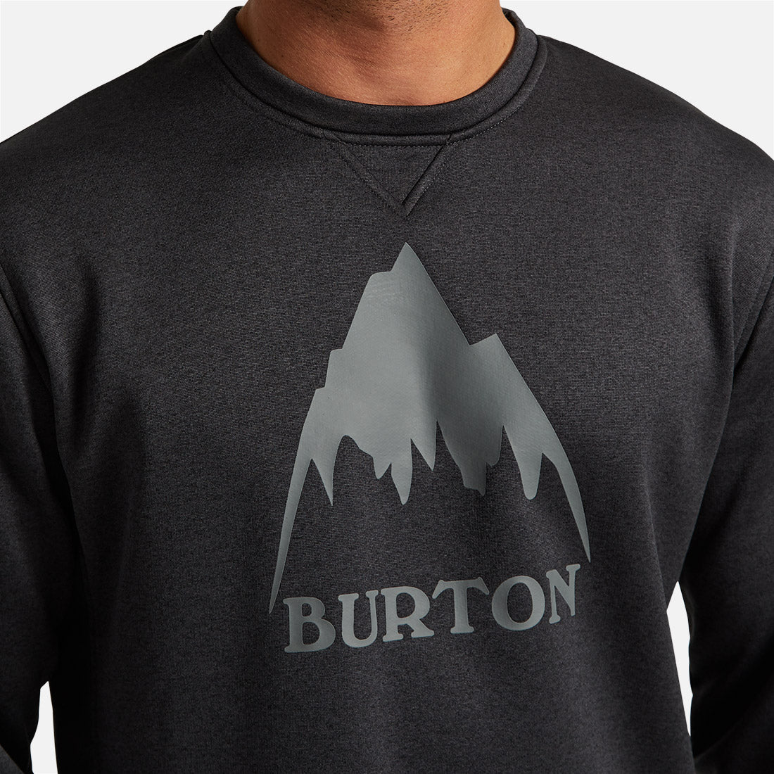 BURTON Oak Crew - True Black Heather