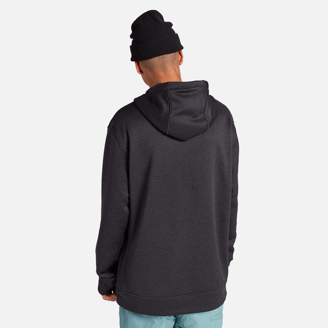 BURTON Oak Pullover Hood - True Black Heather