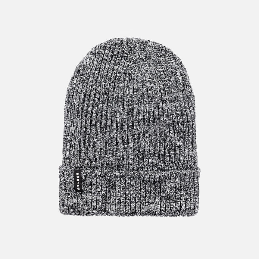 BURTON Recycled Rib Beanie - True Black/Stout White Marle