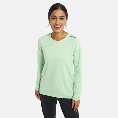 BURTON Women's Brand Active Long Sleeve T-Shirt - Jewel Green