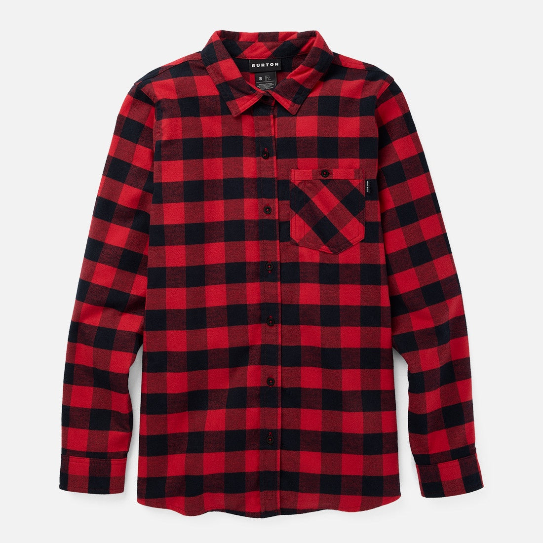 BURTON Women's Favourite Flannel - Tomato Buffalo Plaid