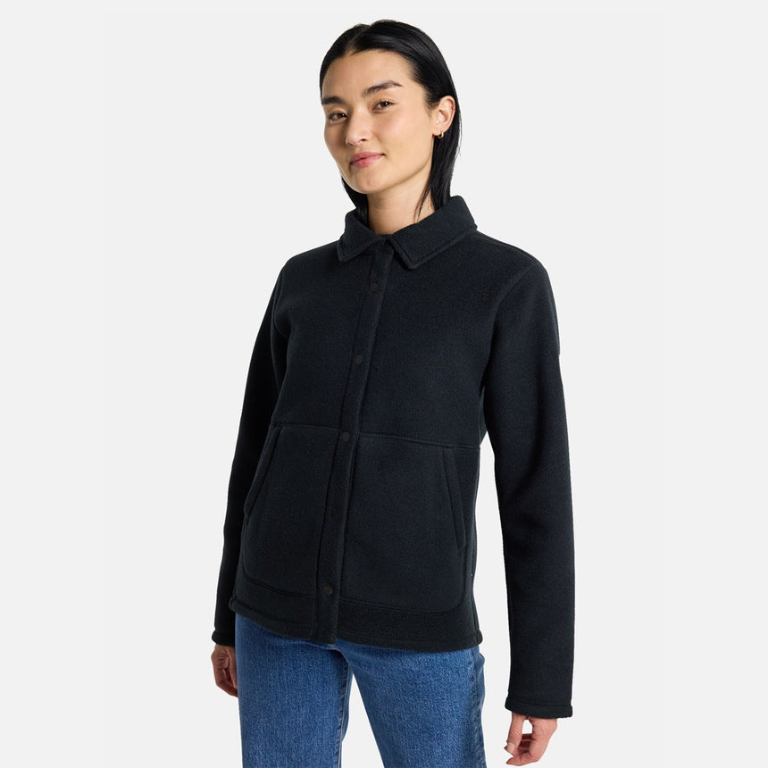 BURTON Women's Cinder Fleece Shirt - True Black