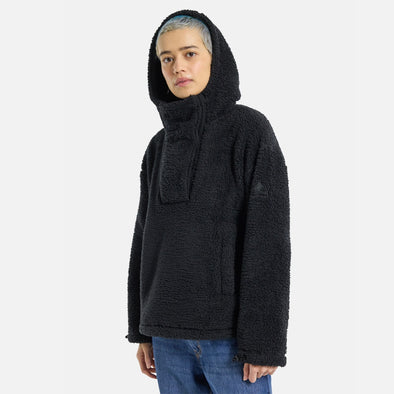 BURTON Women's Lemma Fleece Pullover Hood - True Black
