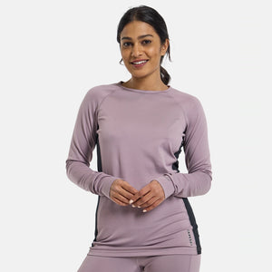 BURTON Women's Midweight X Base Layer Crew - Elderberry
