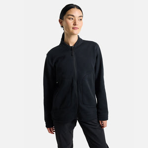 BURTON Women's Runin Fleece Full Zip - True Black