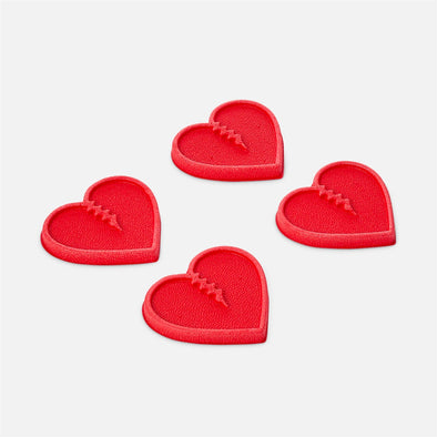 CRAB GRAB Mini Hearts Stomp Pad - Red