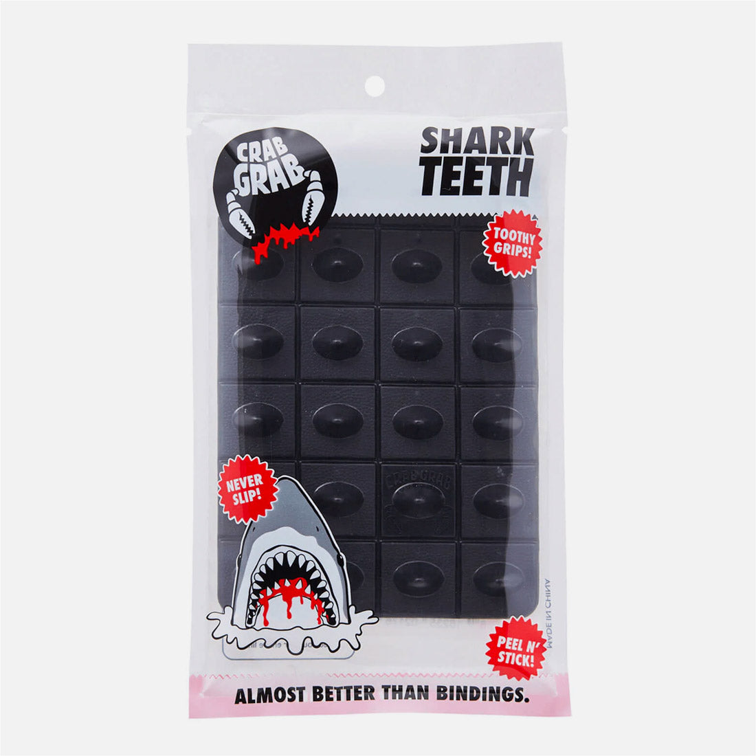 CRAB GRAB Shark Teeth Stomp Pad - Black