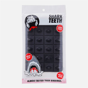 CRAB GRAB Shark Teeth Stomp Pad - Black