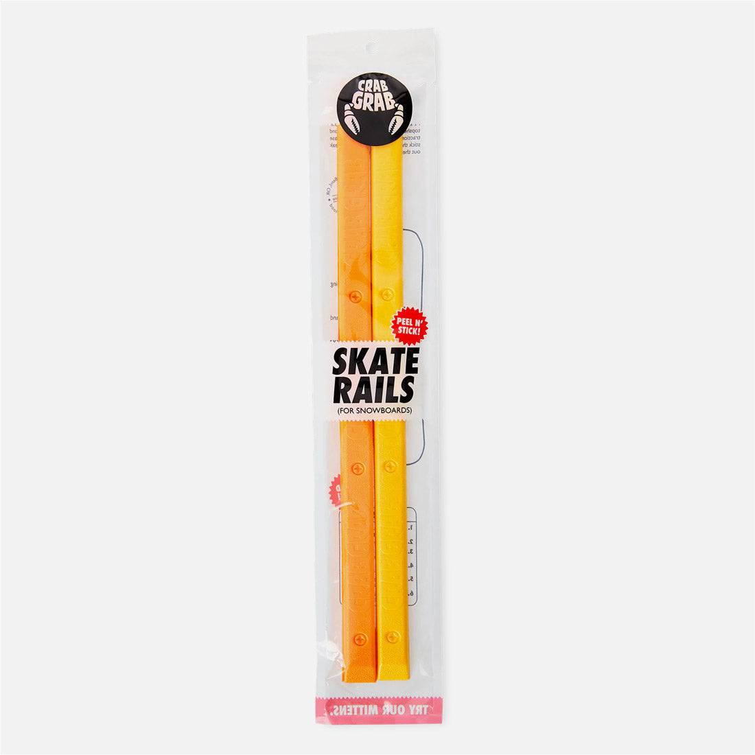 CRAB GRAB Skate Rails Stomp Pad - Orange Juice