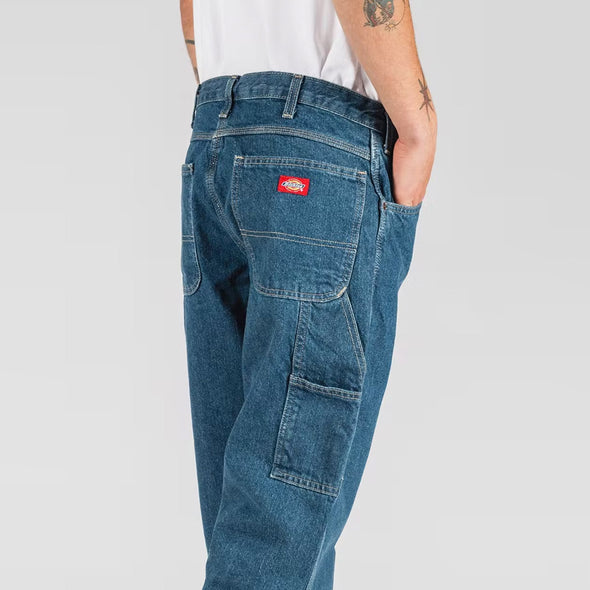 DICKIES Relaxed Fit Carpenter Jean - Stone Washed Indigo