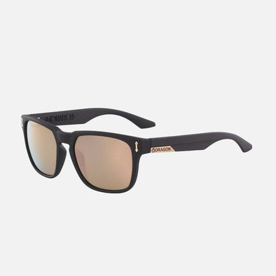 DRAGON Monarch Sunglasses - Matte Black/Rose Gold Ion