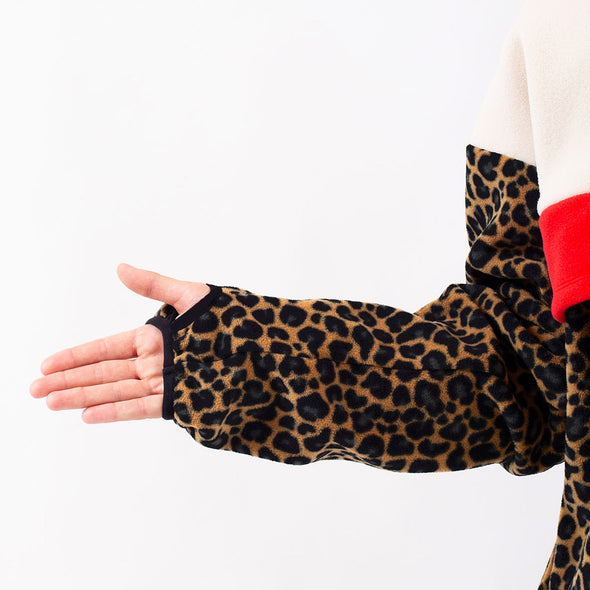 EIVY Women's Ball Fleece - Offwhite/Leopard