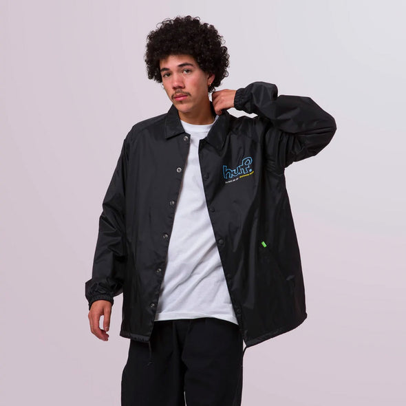 HUF Drop Out Coaches Jacket - Black