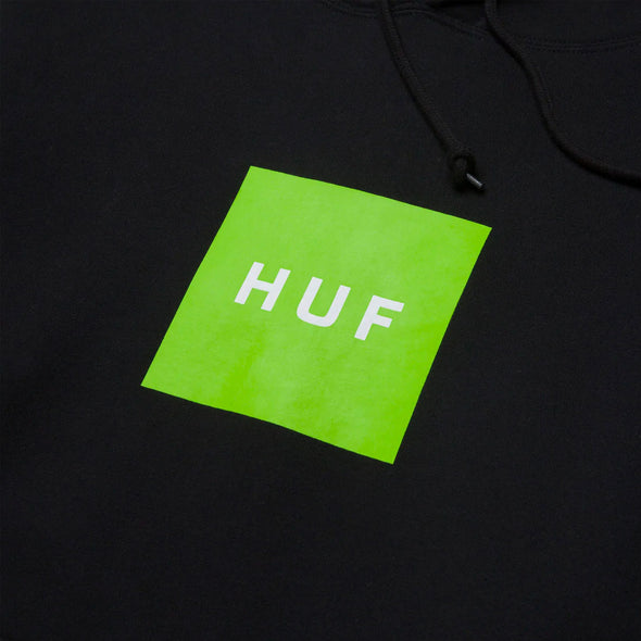 HUF Essentials Box Logo Hood - Black