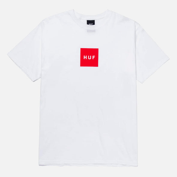 HUF Essentials Box Logo Tee - White