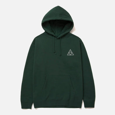 HUF Essentials Triple Triangle Hood - Forest Green