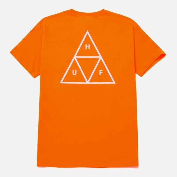 HUF Essentials Triple Triangle Tee - Safety Orange
