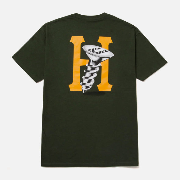 HUF Hardware Tee - Forest Green