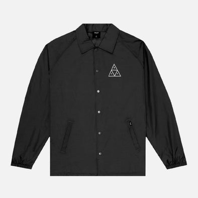 HUF Essentials Triple Triangle Coaches Jacket - Black