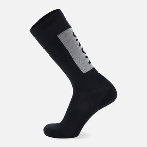 MONS ROYALE Unisex Atlas Merino Snow Sock - Black