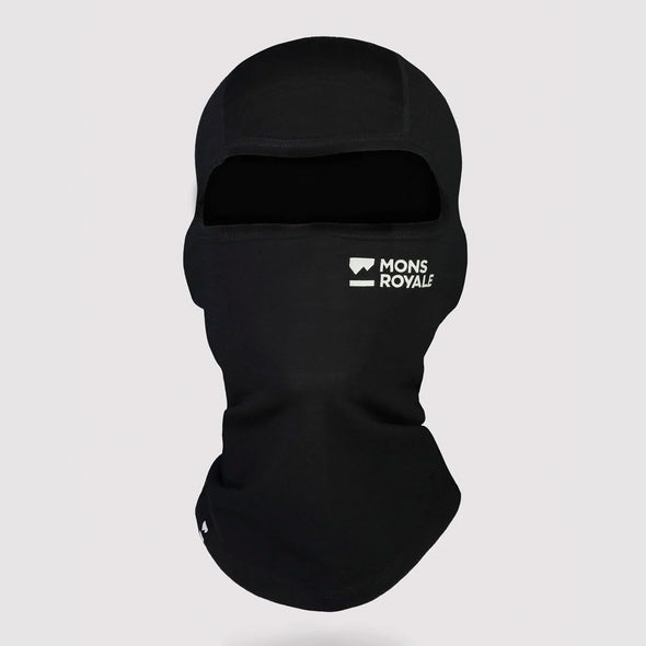 MONS ROYALE B3 100% Merino Balaclava - Black