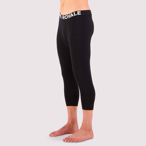 MONS ROYALE Cascade Merino 3/4 Legging - Black