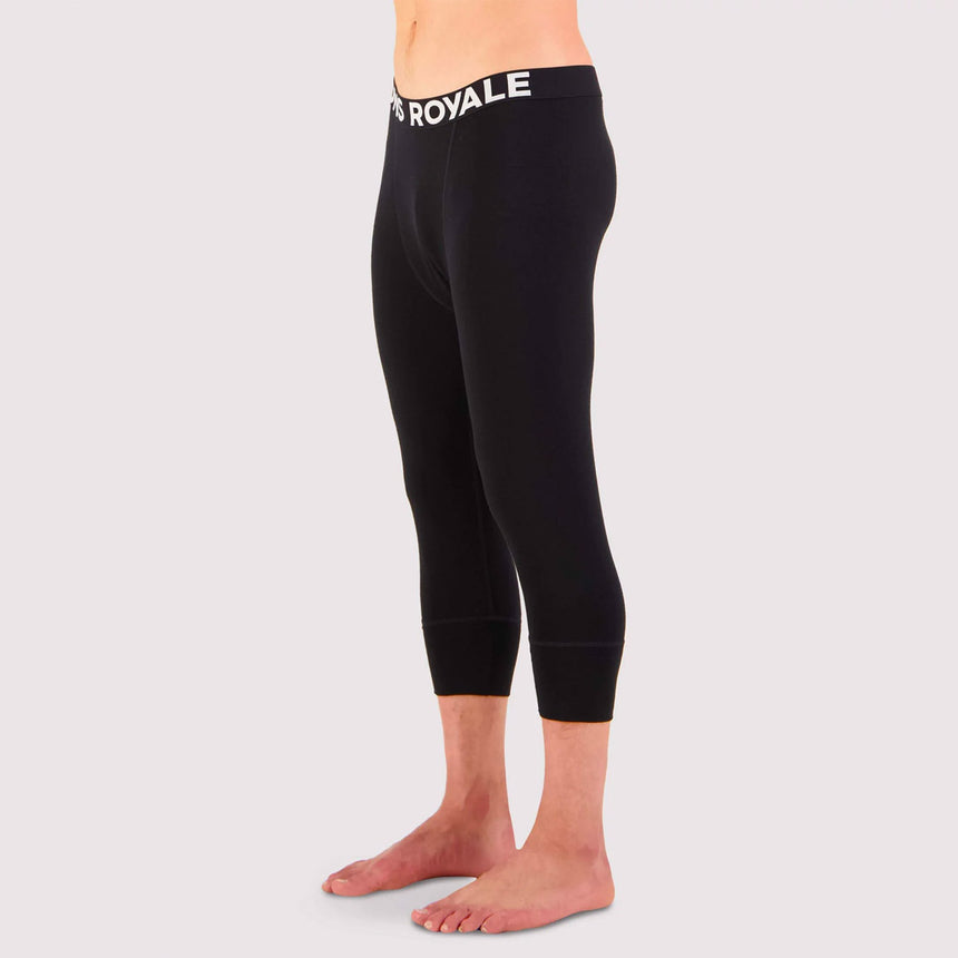 MONS ROYALE Cascade Merino 3/4 Legging - Black