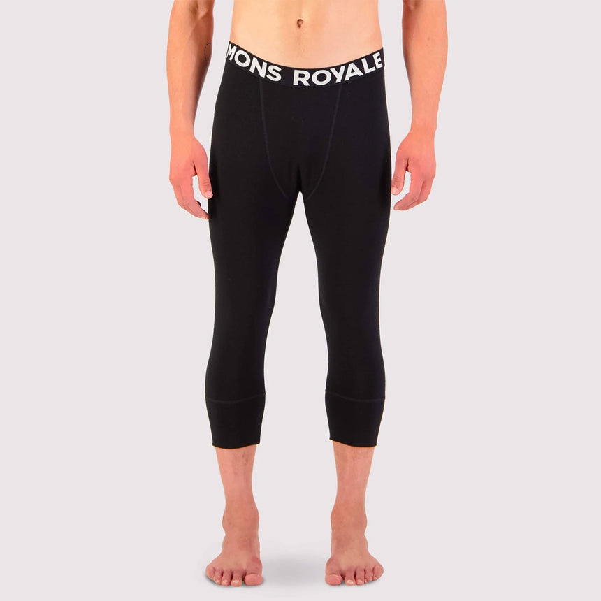 MONS ROYALE Cascade Merino 3/4 Legging - Black