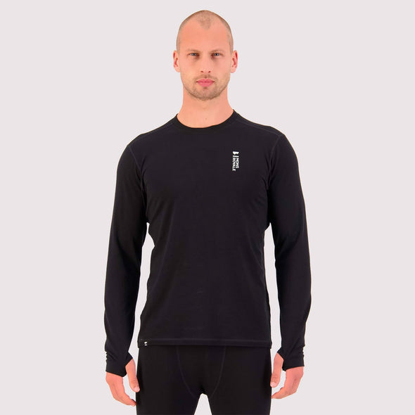 MONS ROYALE Cascade Flex 200 Long Sleeve - Black