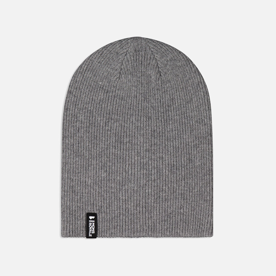 MONS ROYALE Chunky Logger Merino Beanie - Charcoal Marle